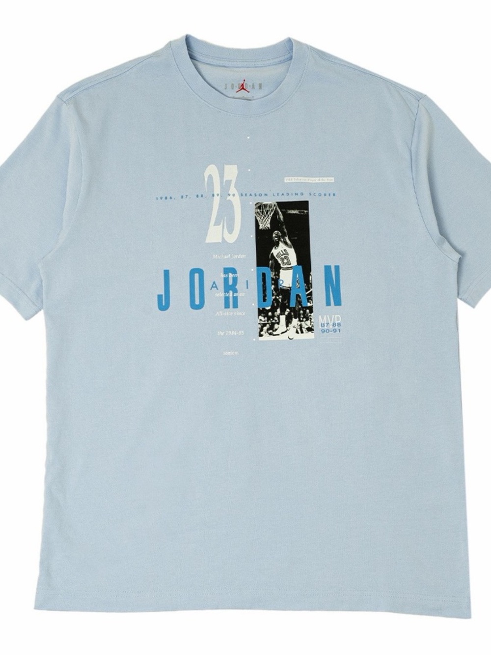 JORDAN MEN REISSUE TEE (HYDROGEN BLUE / LEGEND BLUE / WHITE)